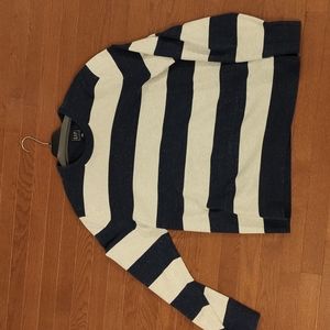 GAP - Sweater, Blue & White Stripe -Men's  XL